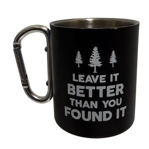 Parks Project Mug Leave It Better Than You Found It Carabiner Handle Stainless